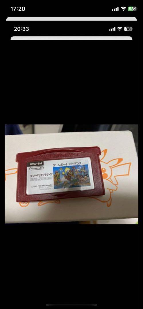 Pokémon Ruby Super Mario Bros. Game Boy Advance GBA Set