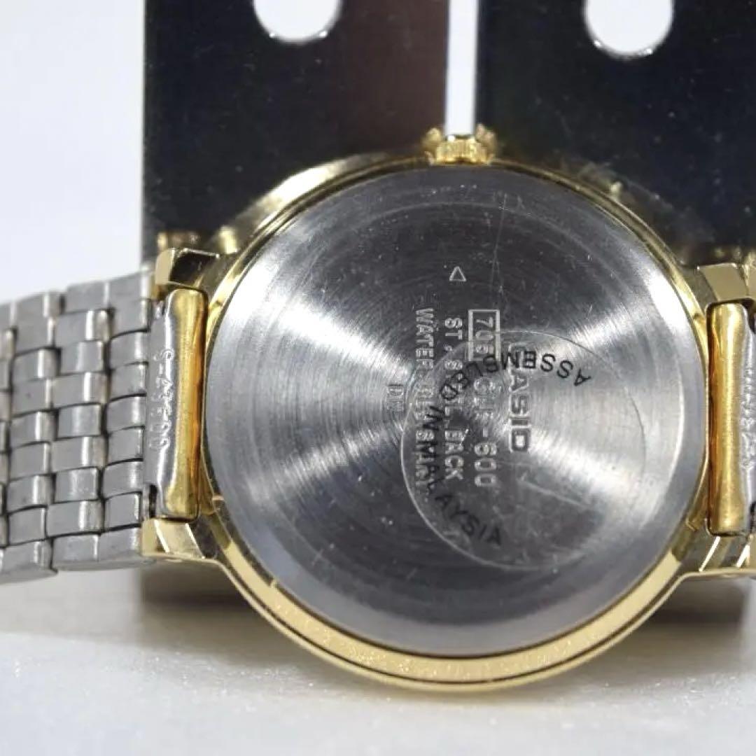 Vintage Casio men's wristwatch in gold plating, GUFSTREAM.