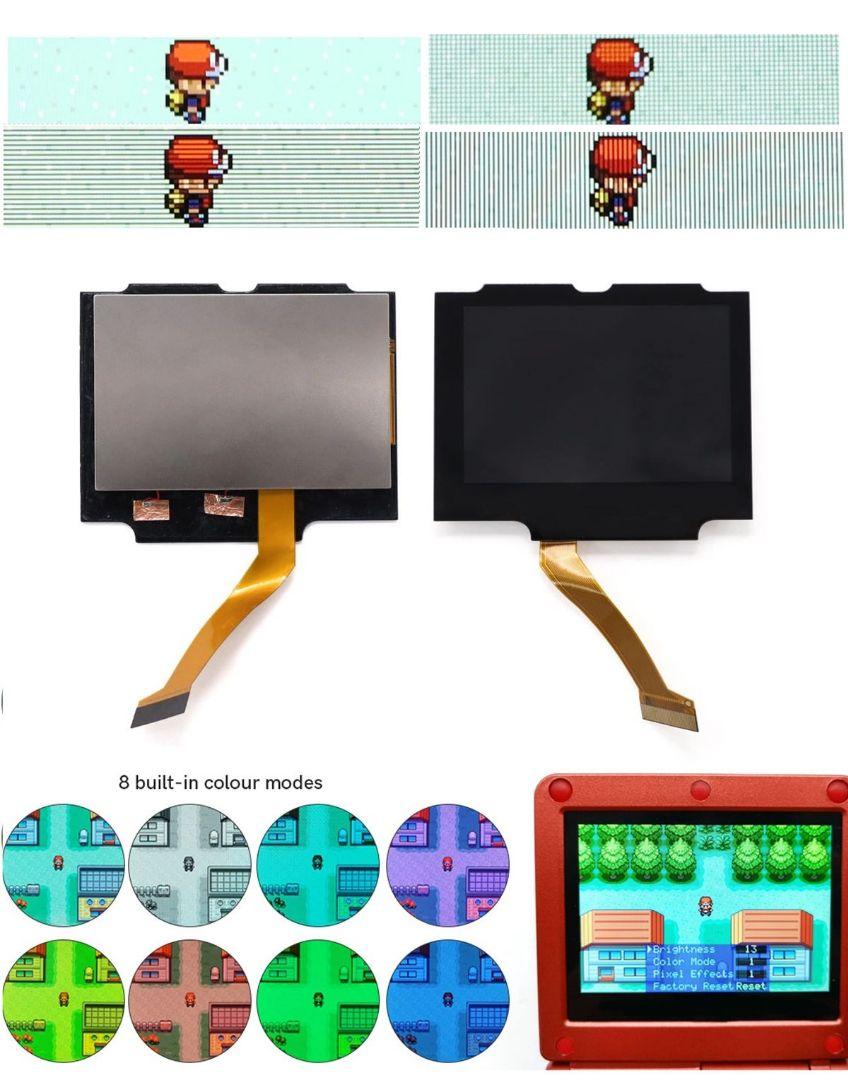 Brand New Exterior & IPS LCD V5 Equipped Game Boy Advance SP Black