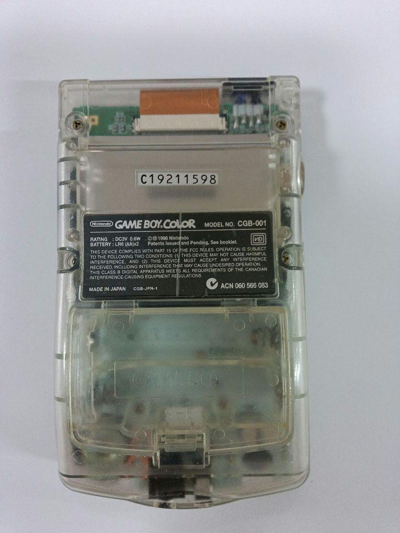 Nintendo Game Boy Color CGB-001 Clear