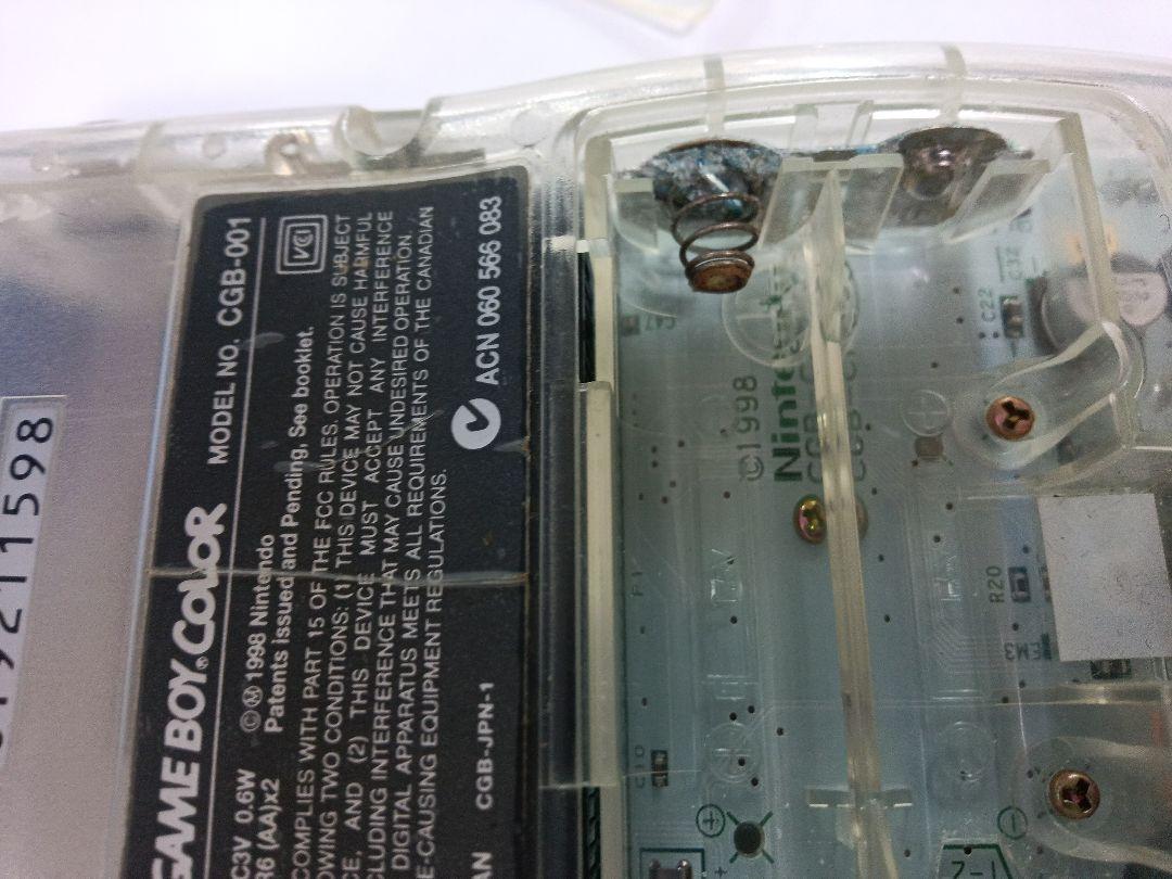 Nintendo Game Boy Color CGB-001 Clear