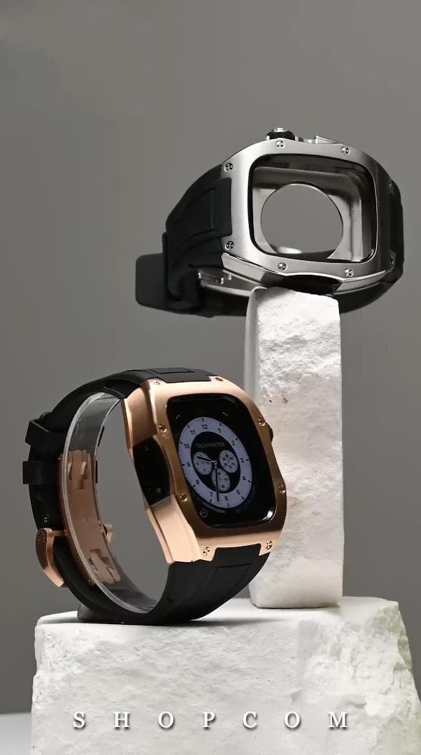 Apple Watch Case SUS R2 Rose Black 44.45 Watch