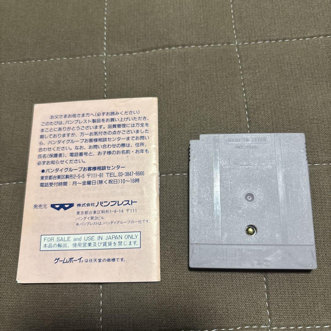 Ranma 1/2 Game Boy Software Manual Included