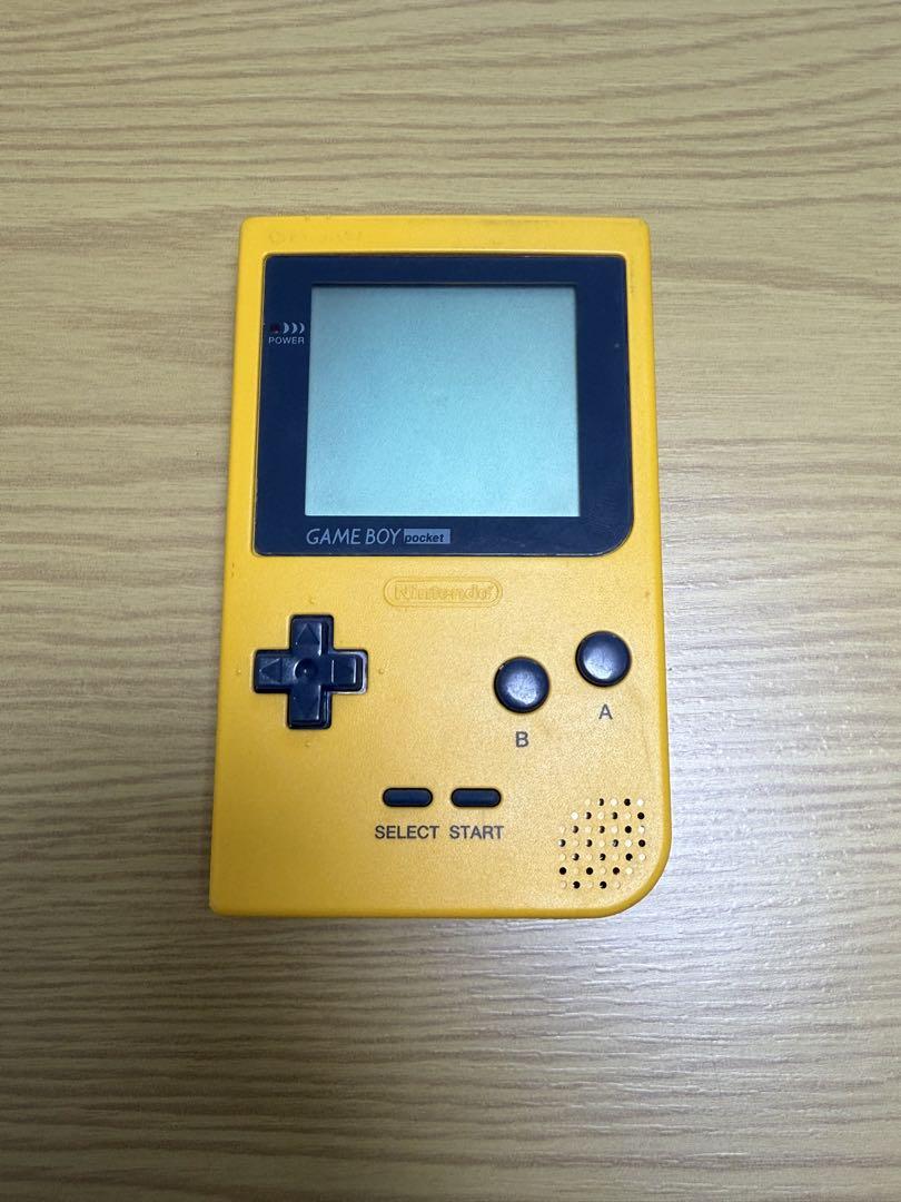 Game Boy Pocket Yellow + Pokémon Green