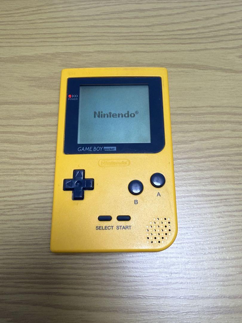 Game Boy Pocket Yellow + Pokémon Green
