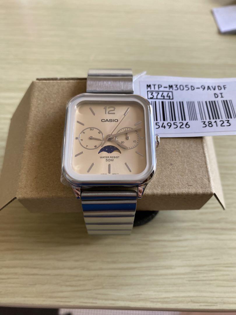 New CASIO MTP-M305D-9AVDF White Face Parallel Import
