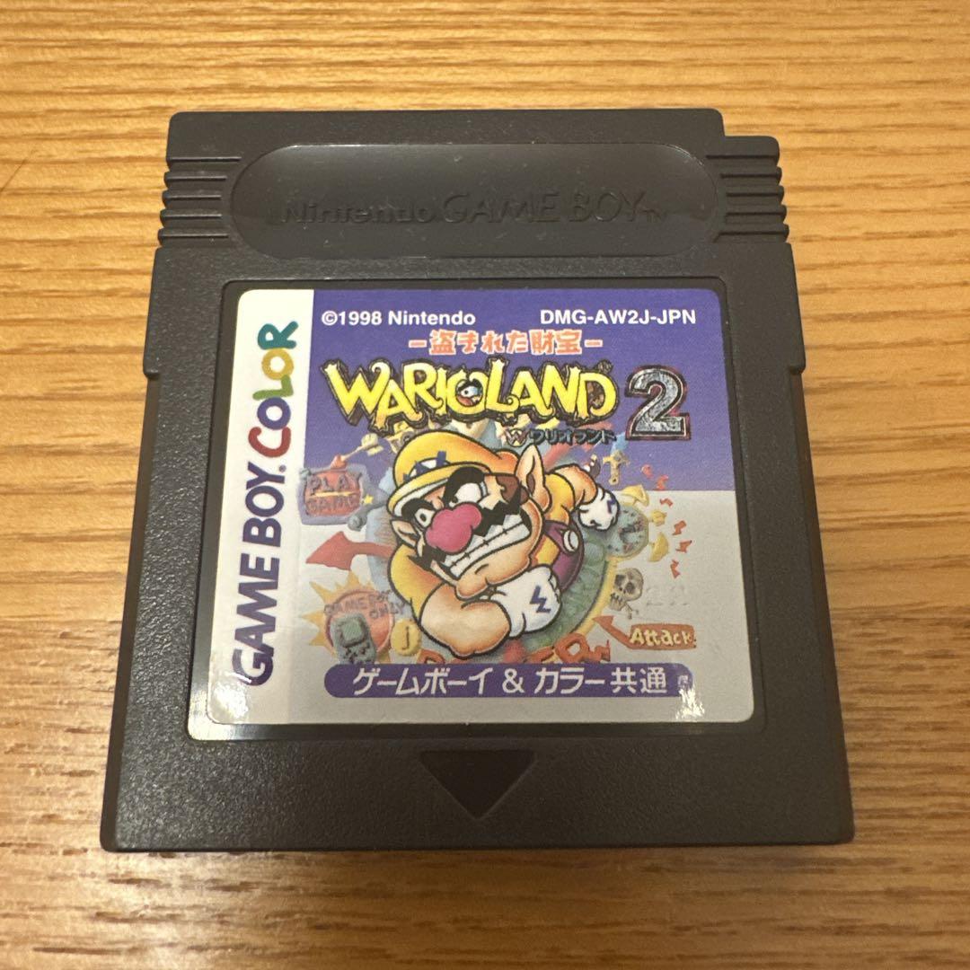 WARIO LAND2 Stolen Treasure Wario's World 2 Game Boy Color Software