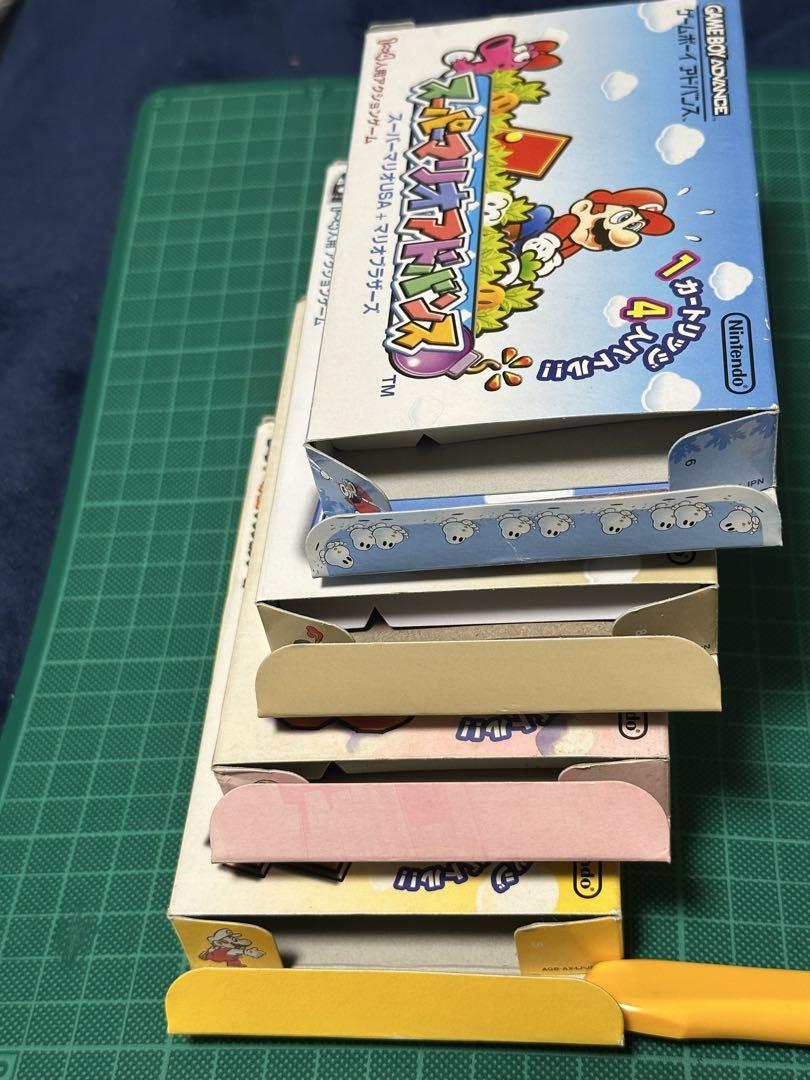 Rare Complete Set of GBA Super Mario Advance 1-4 with Case