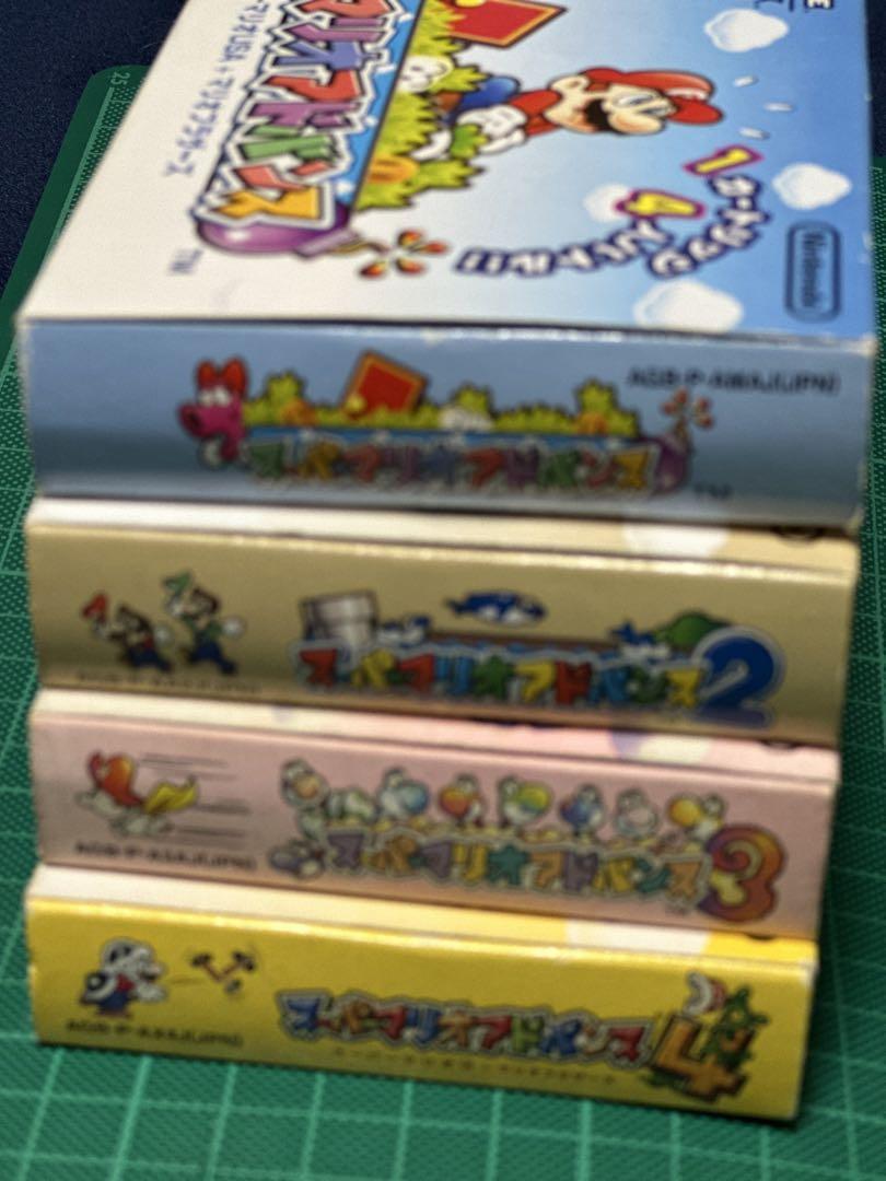 Rare Complete Set of GBA Super Mario Advance 1-4 with Case