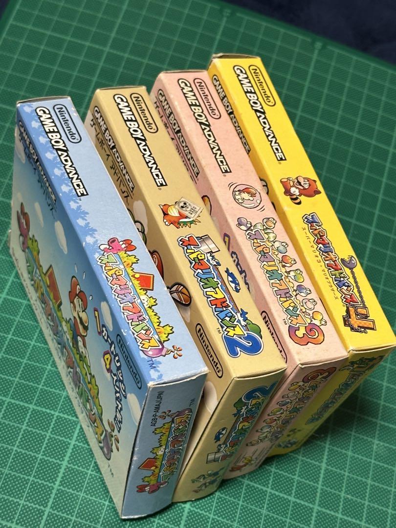 Rare Complete Set of GBA Super Mario Advance 1-4 with Case