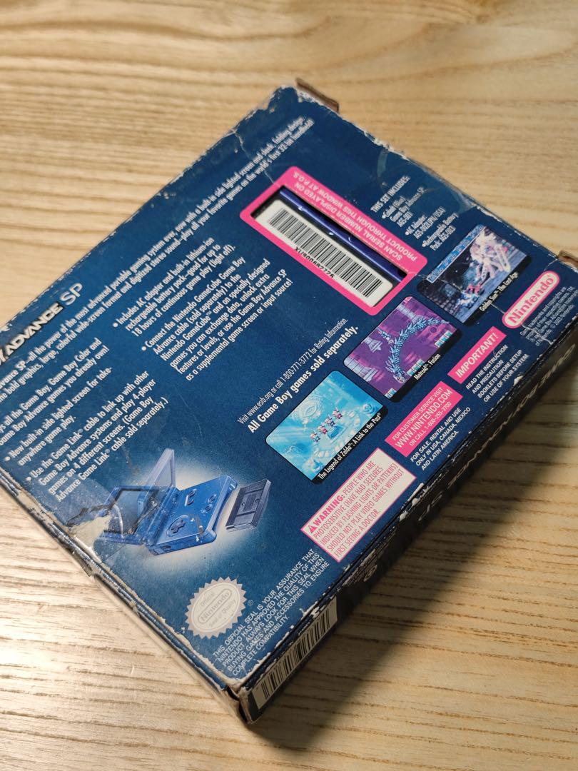 Game Boy Advance SP Blue (PAL version)