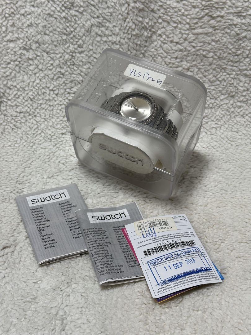 Swatch YLS172G Silver Watch