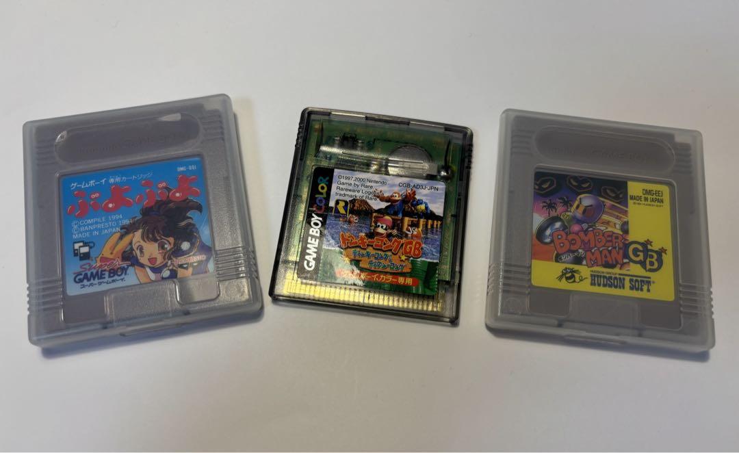 Popular Game Boy Color Set with Clear Body and 3 Games