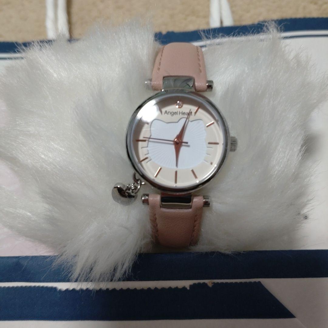 Official Angel Heart Hello Kitty Collaboration Watch New Product with Pouch 50th