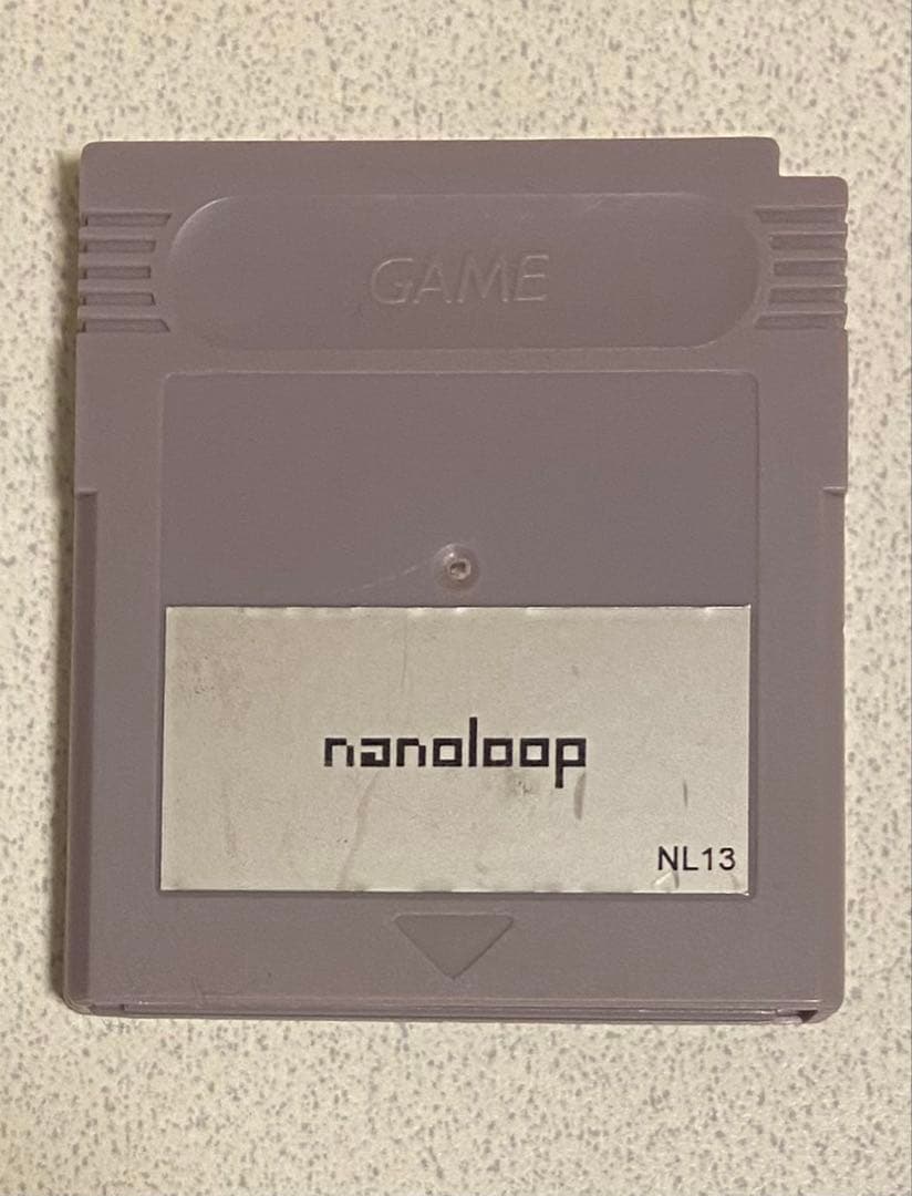 nanoloop NL13 Game Boy Software