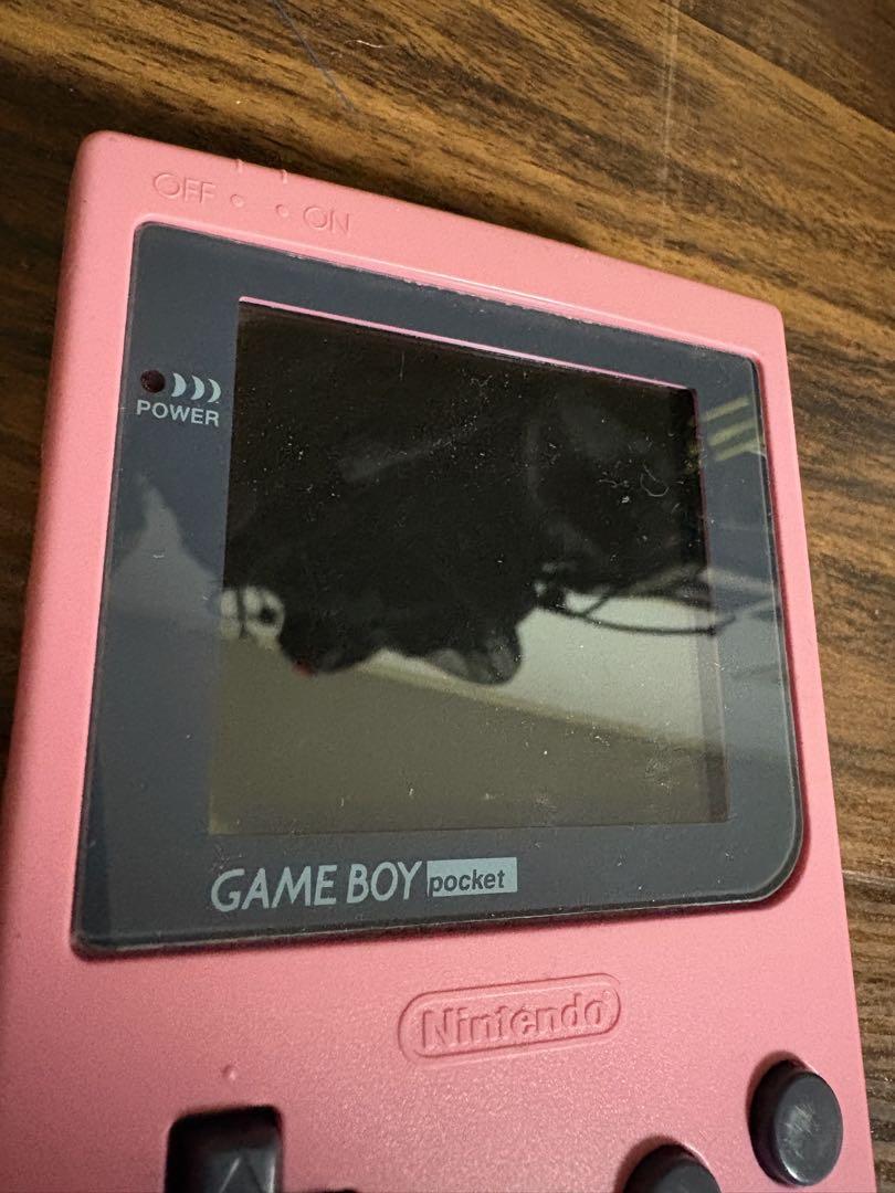 Pink Game Boy Console + Super Mario Land 3