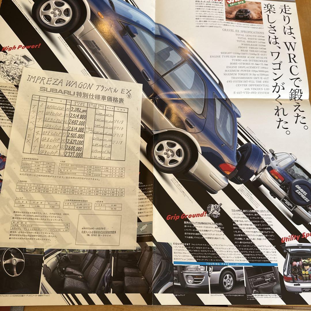 Old Car Catalog SUBARU Impreza Sportswagon Gravel EX