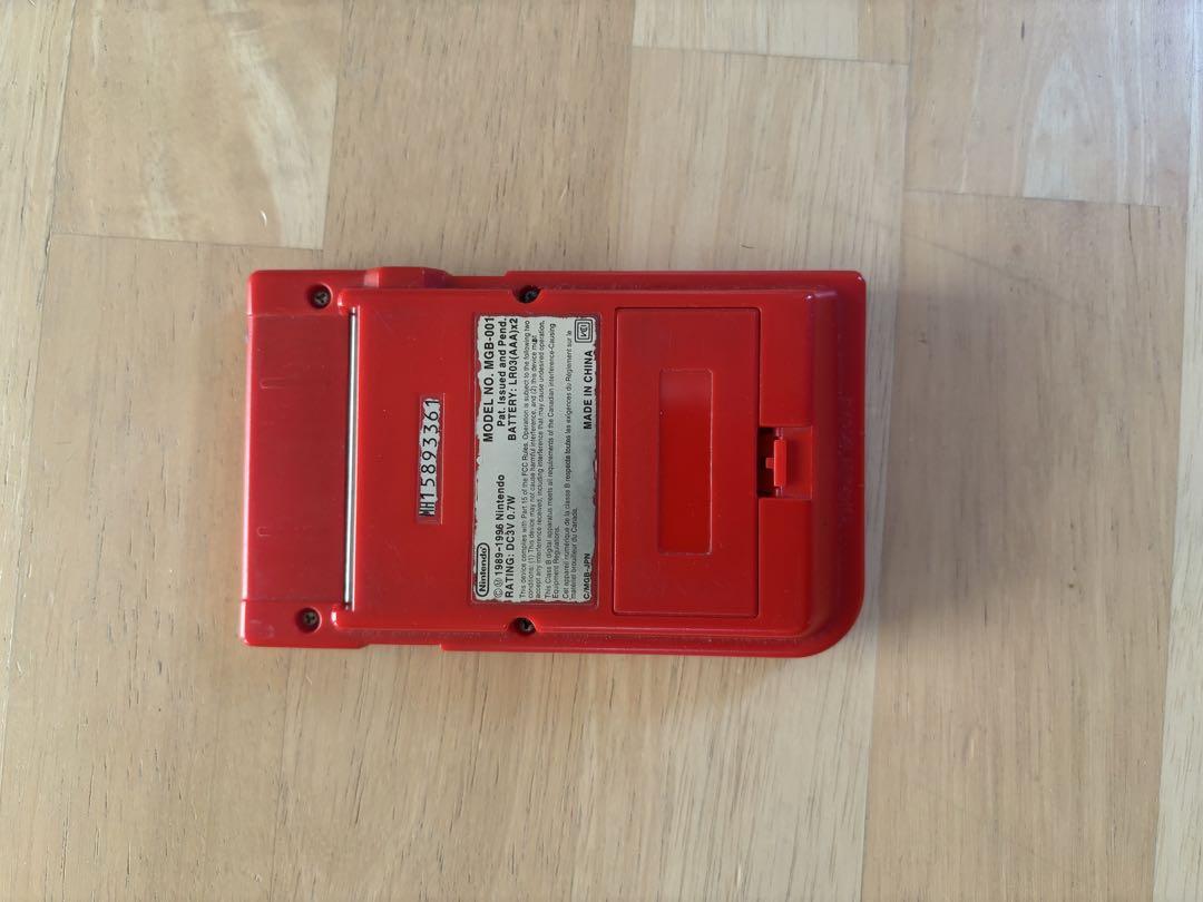 Nintendo Game Boy Pocket Red