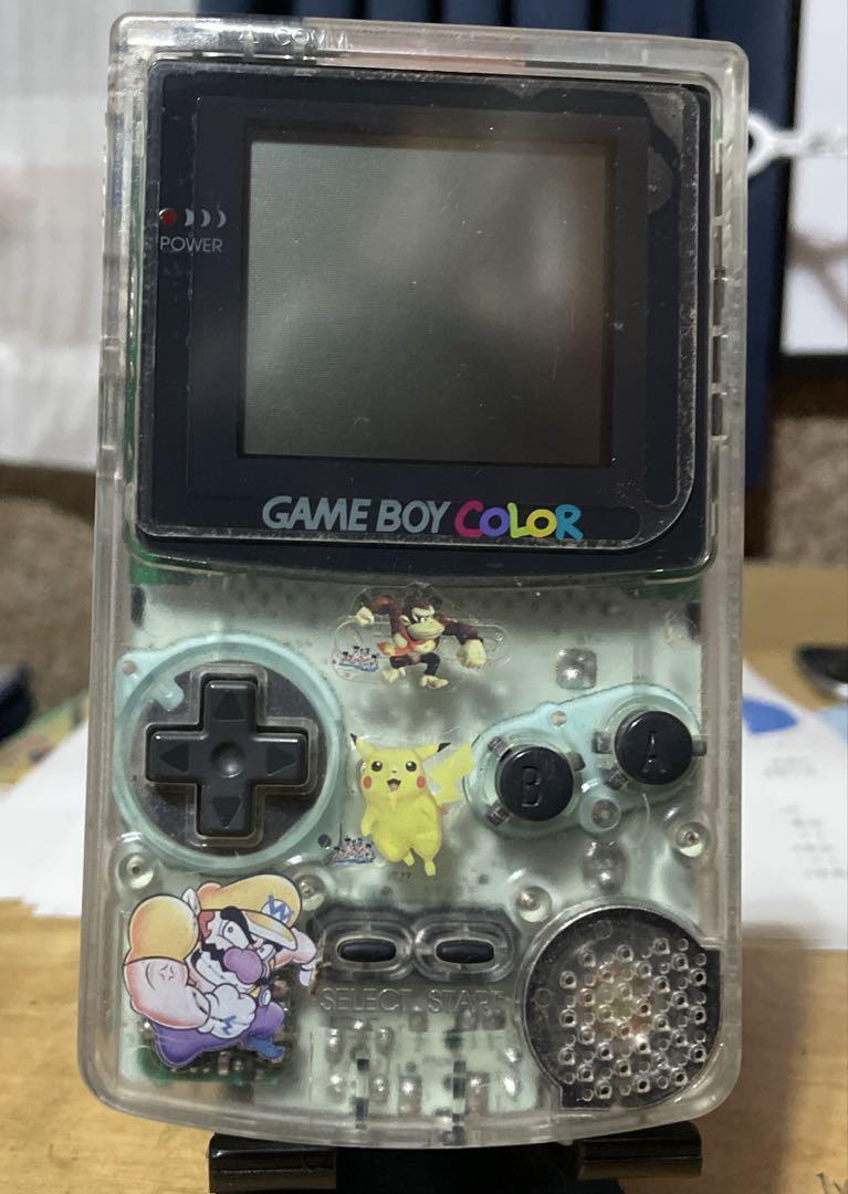 Game Boy Color Clear Body Game Boy Game Boy Color Cartridge