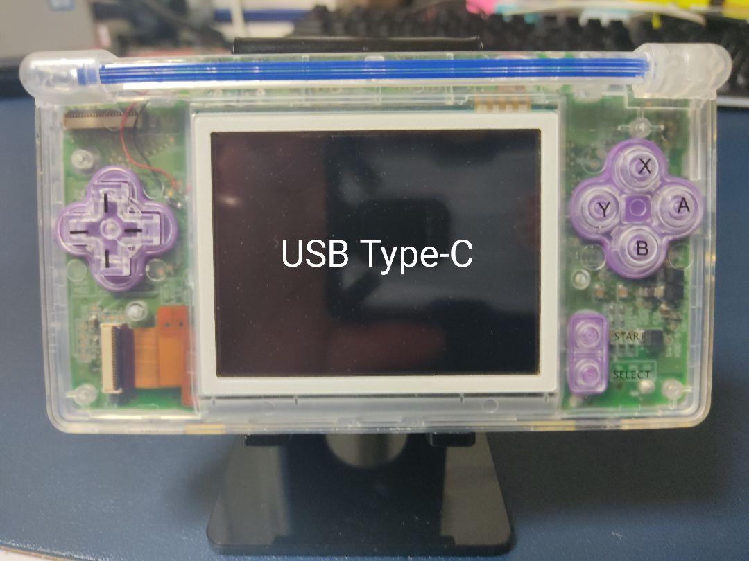 USB Type-C Game Boy Macro Clear Shell Wall Mount Frame