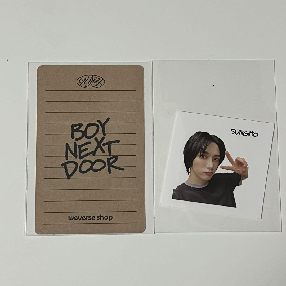 BOYNEXTDOOR Weverse Global letter Son Ho