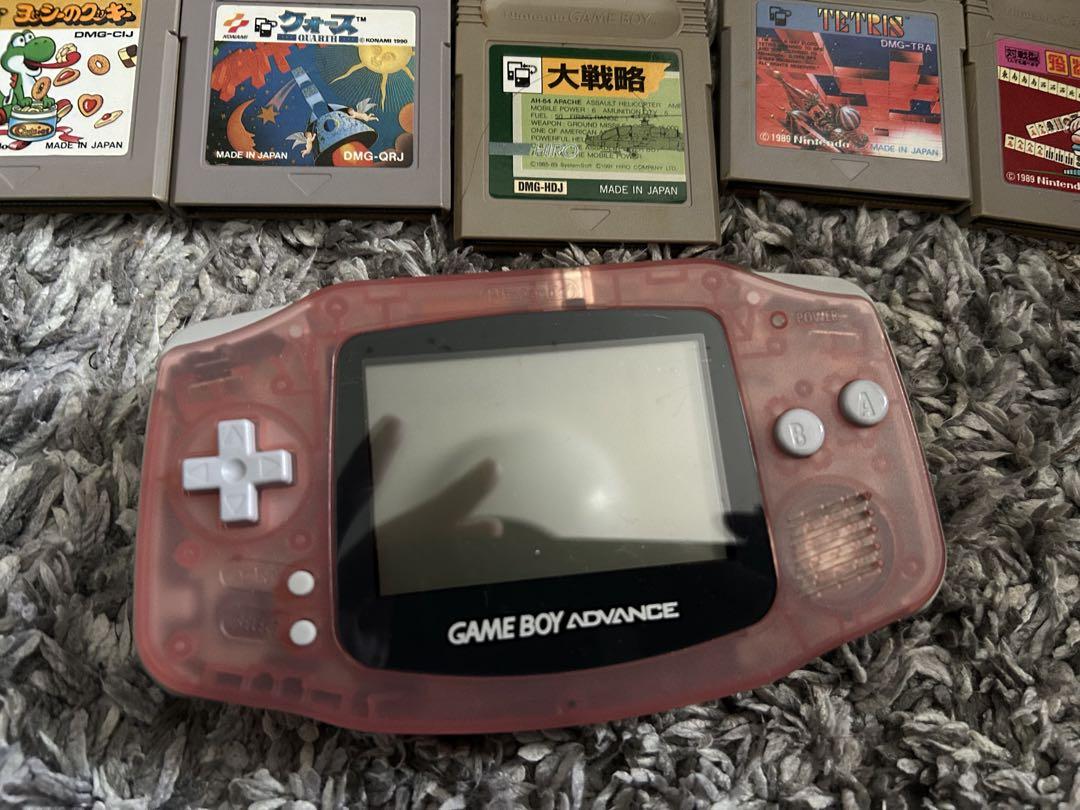 Game Boy Advance Clear Pink Set