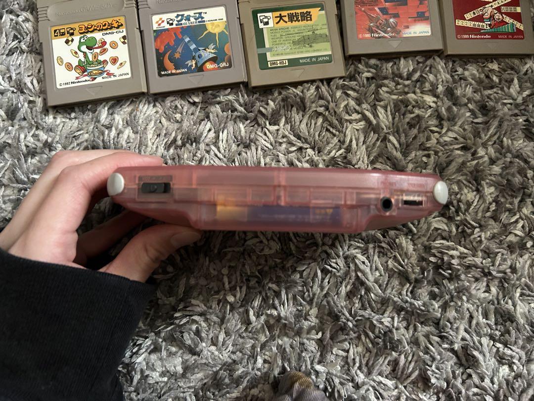 Game Boy Advance Clear Pink Set