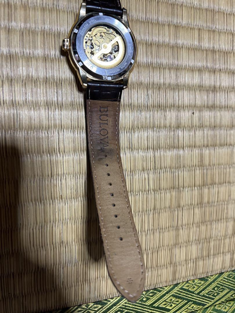 BULOVA Automatic Winding Watch Skeleton Dial