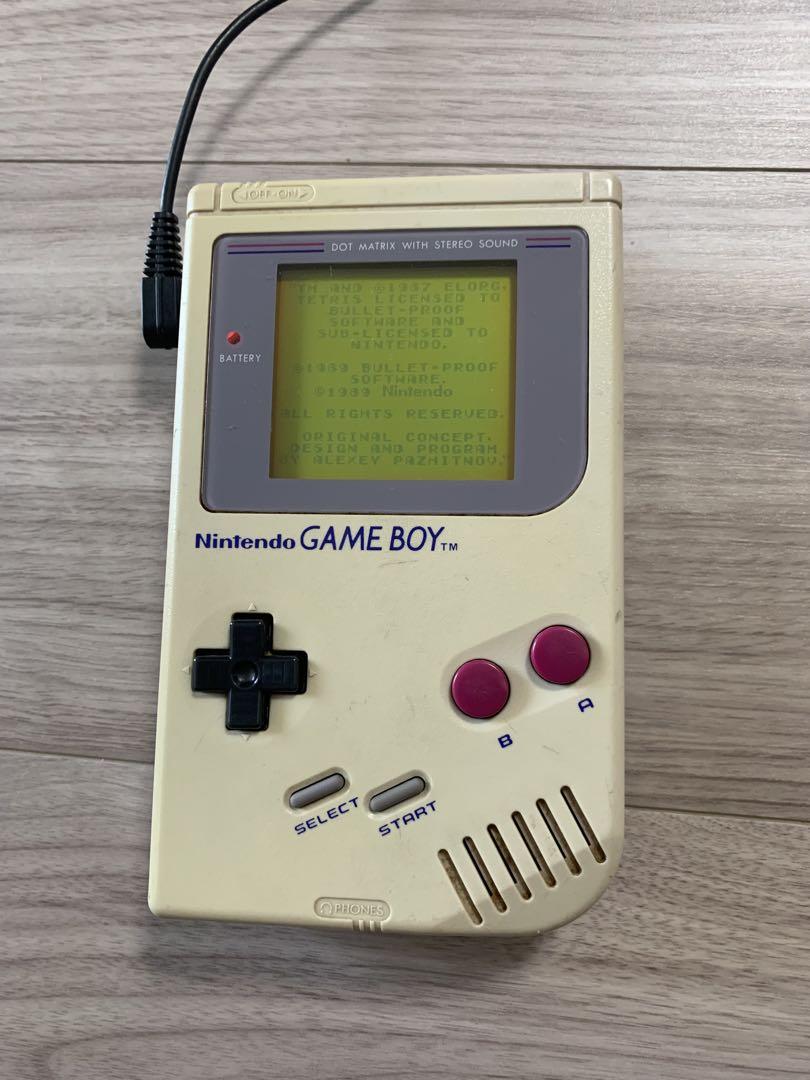 Nintendo Game Boy Main Unit AC Adapter & Tetris Software Included