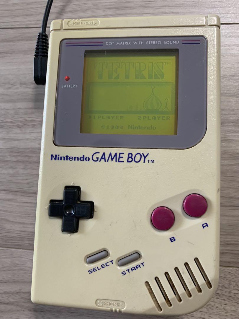 Nintendo Game Boy Main Unit AC Adapter & Tetris Software Included