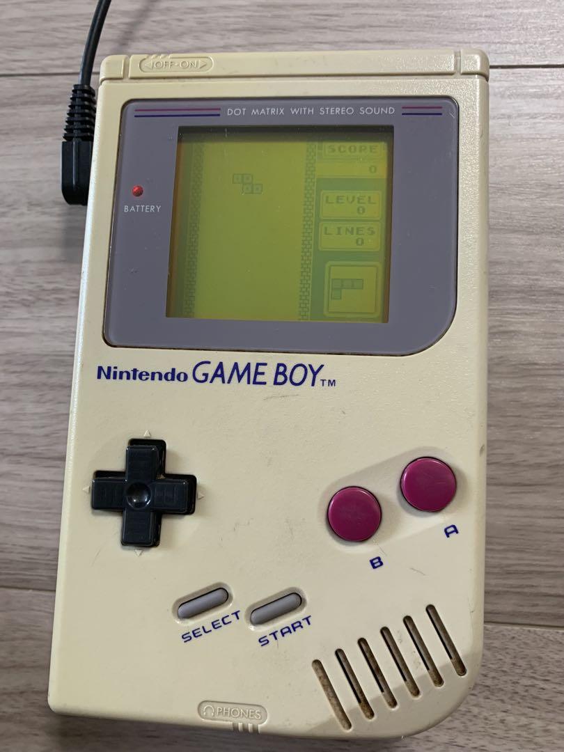 Nintendo Game Boy Main Unit AC Adapter & Tetris Software Included