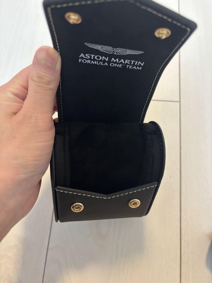 Aston Martin Black Leather Watch Case
