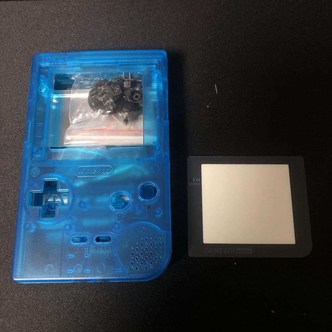 Game Boy Pocket Body Clear Blue Housing Only