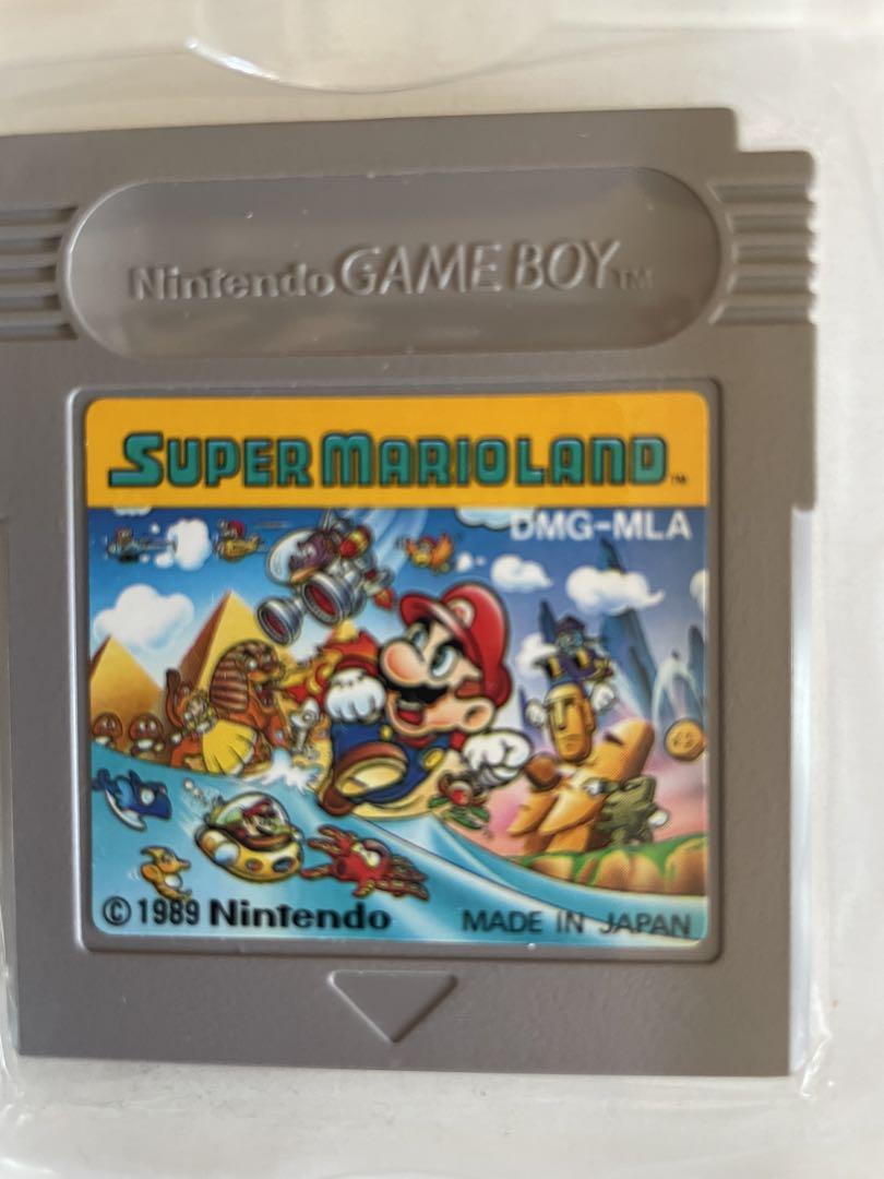 Super Mario Land Game Boy Dedicated Cartridge DMG-MLA with Box and Manual