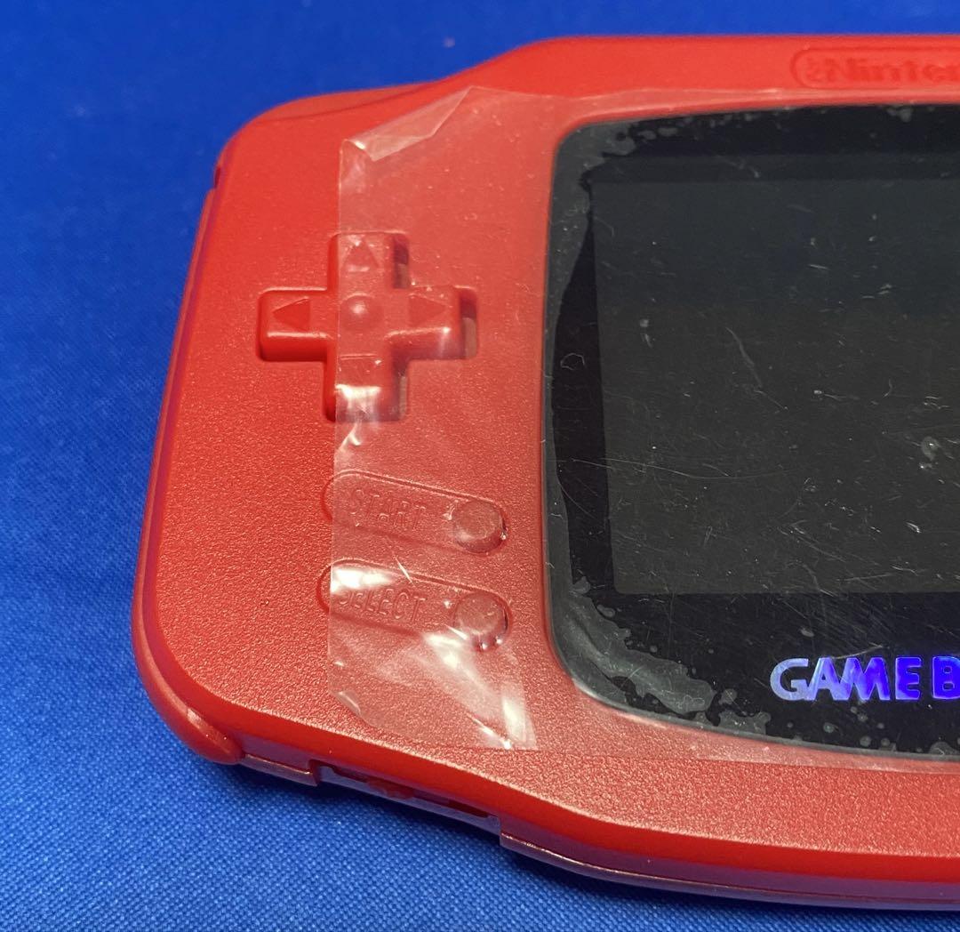 GBA Game Boy Advance Red Custom Console IPS Screen