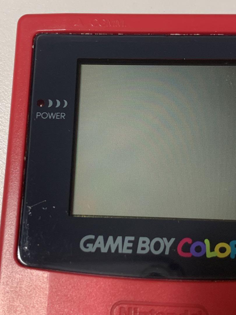 Operational Confirmation Done Nintendo Game Boy Color Red