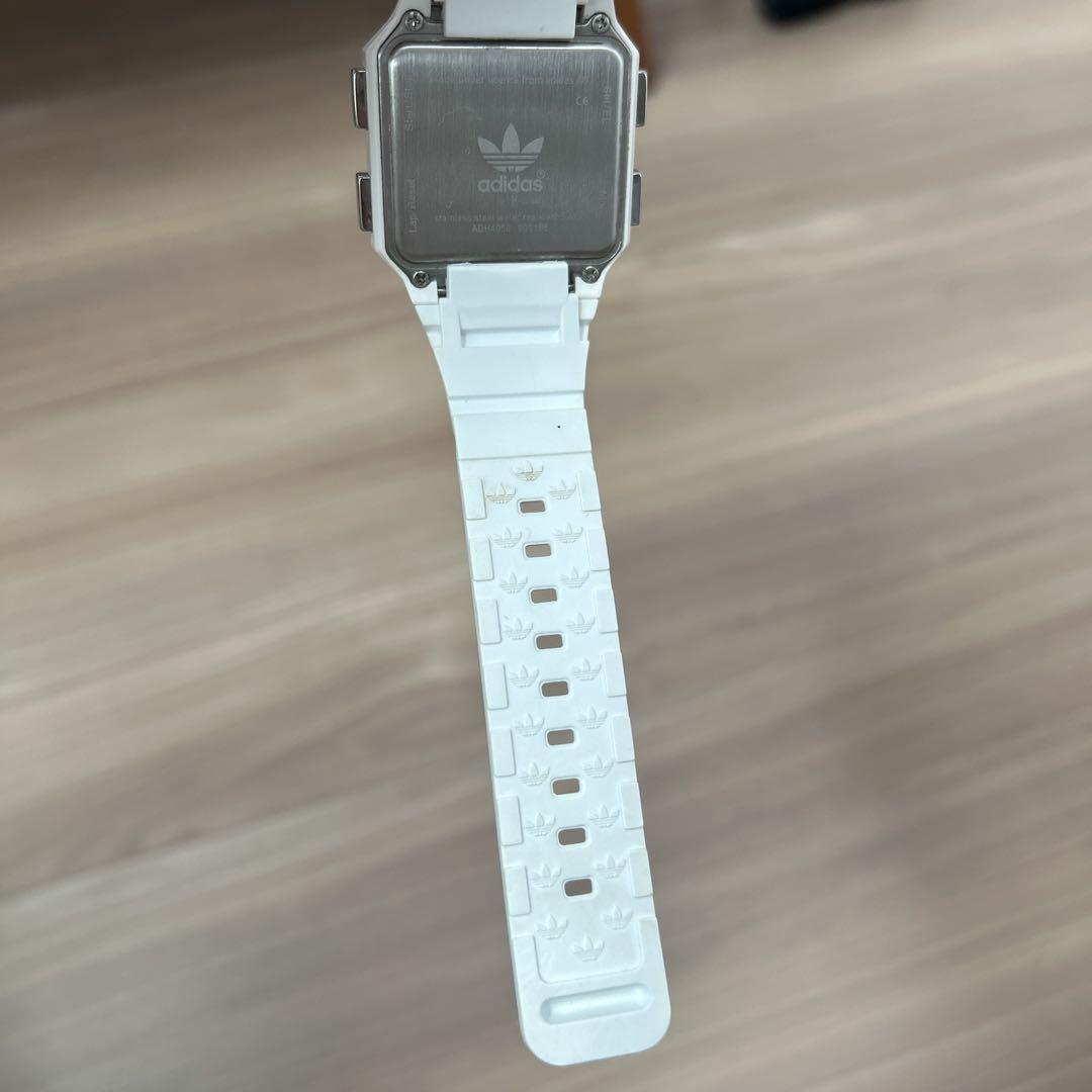 Adidas White Digital Watch Non-Operational