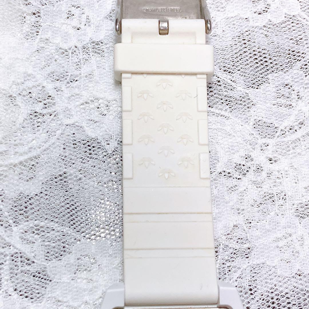 adidas Originals White Leather Watch