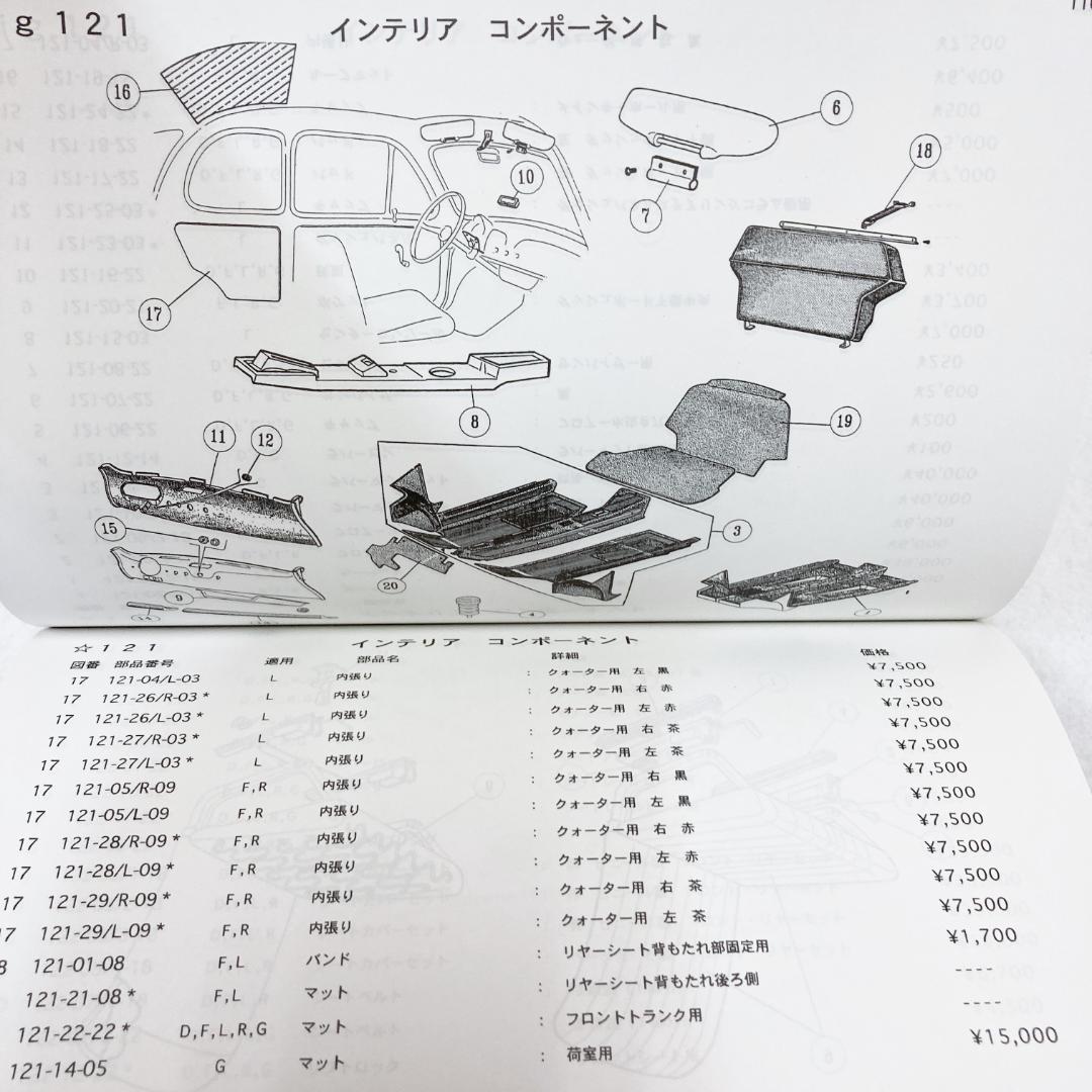 Rarity FIAT 500 Parts Price List Vol. 2 Cinquecento