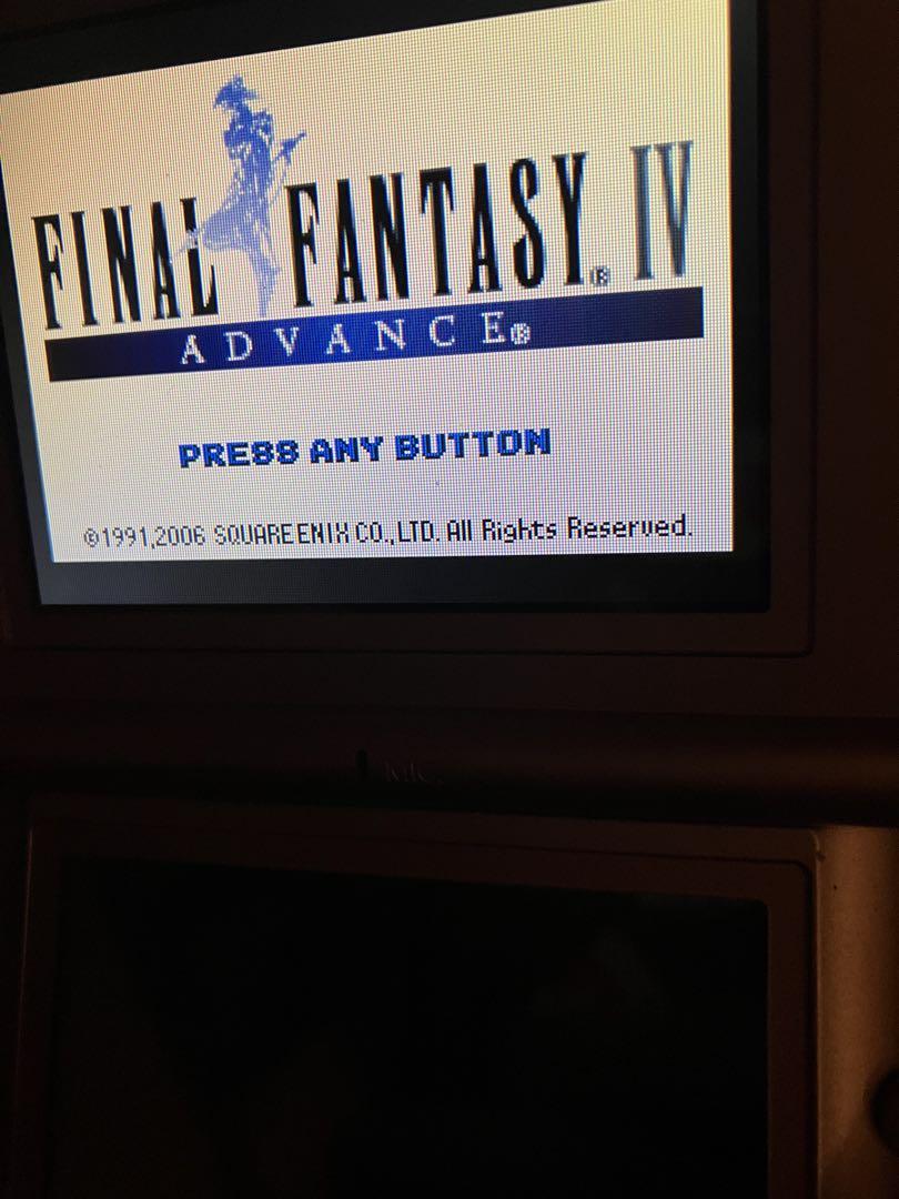 Final Fantasy 4 Advance GBA International Edition