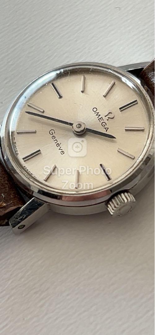 Rarity Elephant Leather Omega, Geneva Ladies Winding Watch