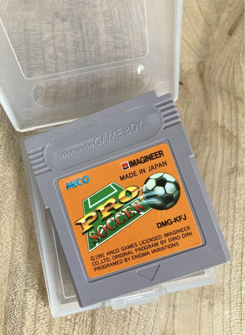 Nostalgic Game Boy Series PRO SOCCER Game Case Manual Included