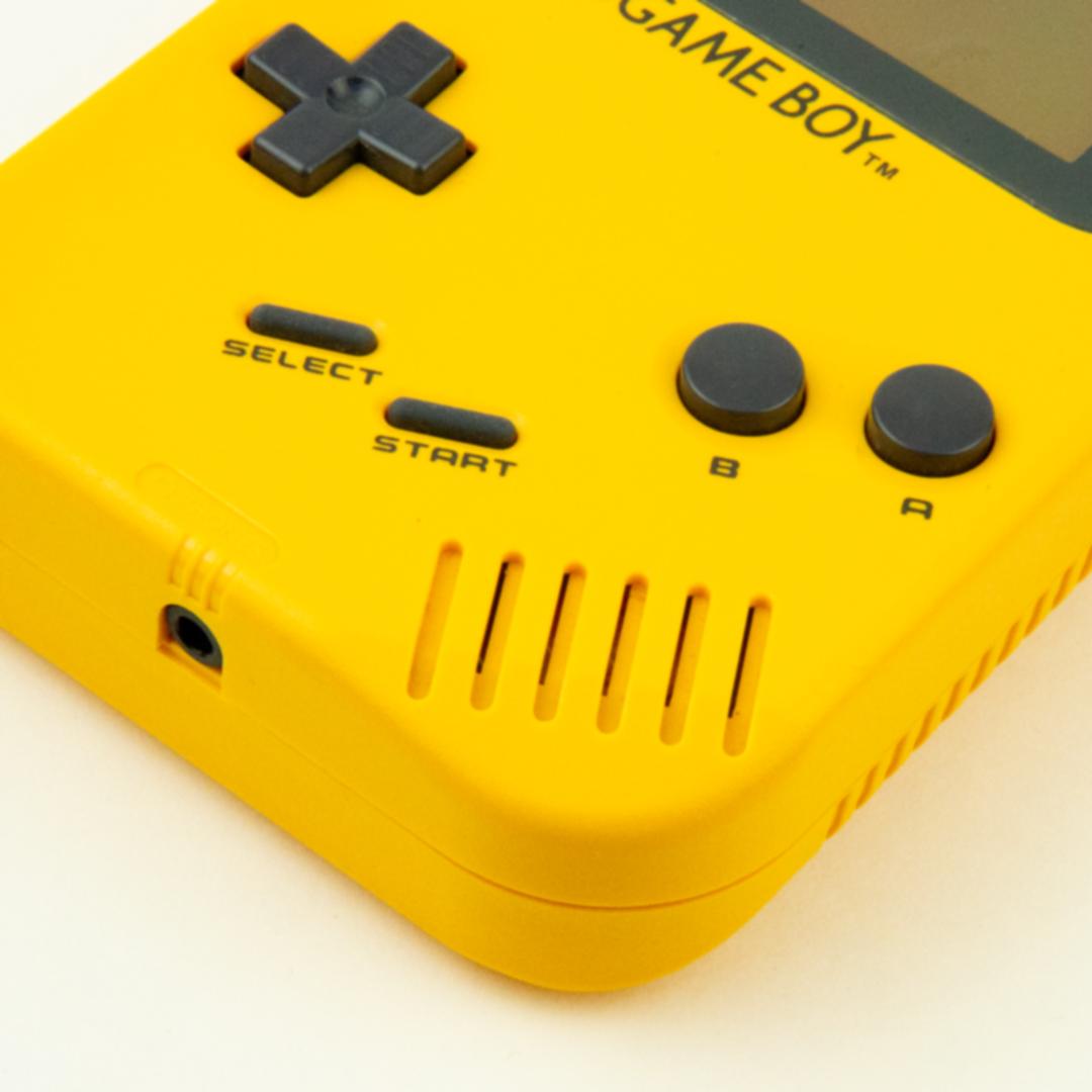 First-Generation Game Boy Console Yellow with Extras