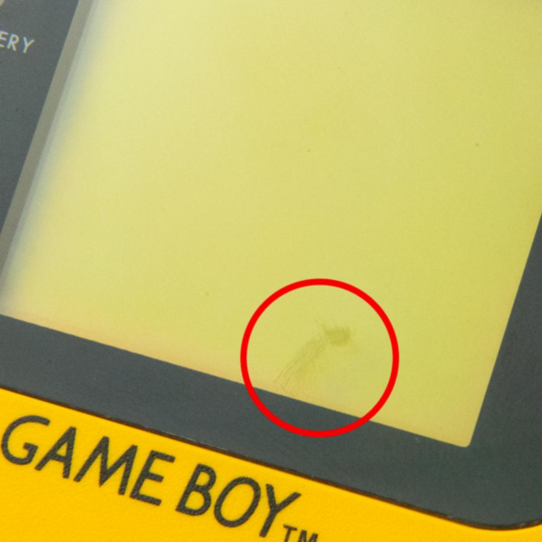 First-Generation Game Boy Console Yellow with Extras