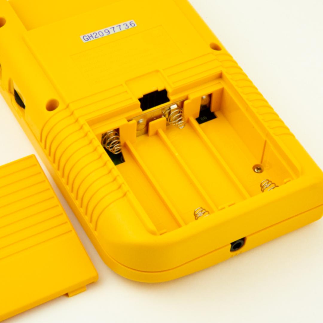 First-Generation Game Boy Console Yellow with Extras