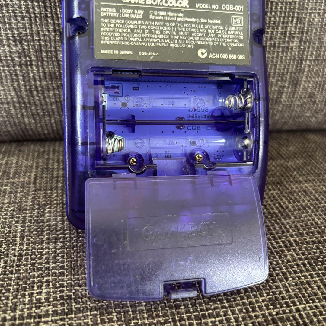Game Boy Color Midnight Blue Console Nintendo Charger
