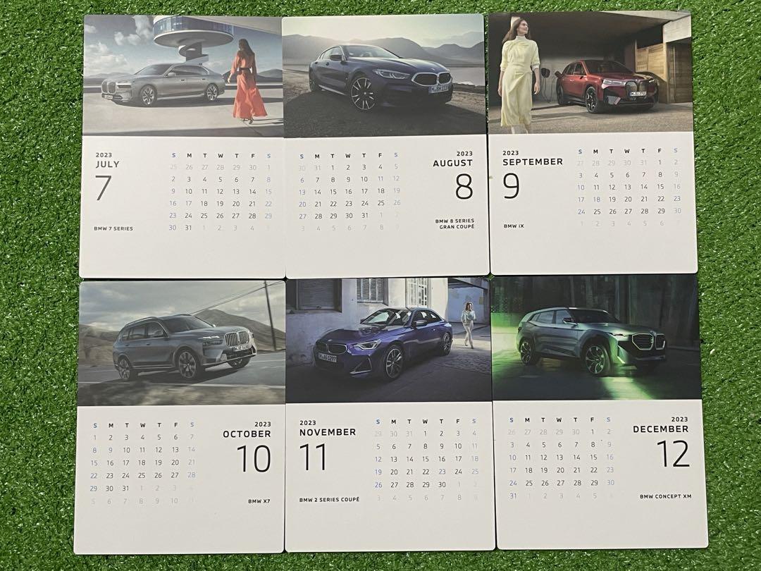 BMW Desk Calendar 2023