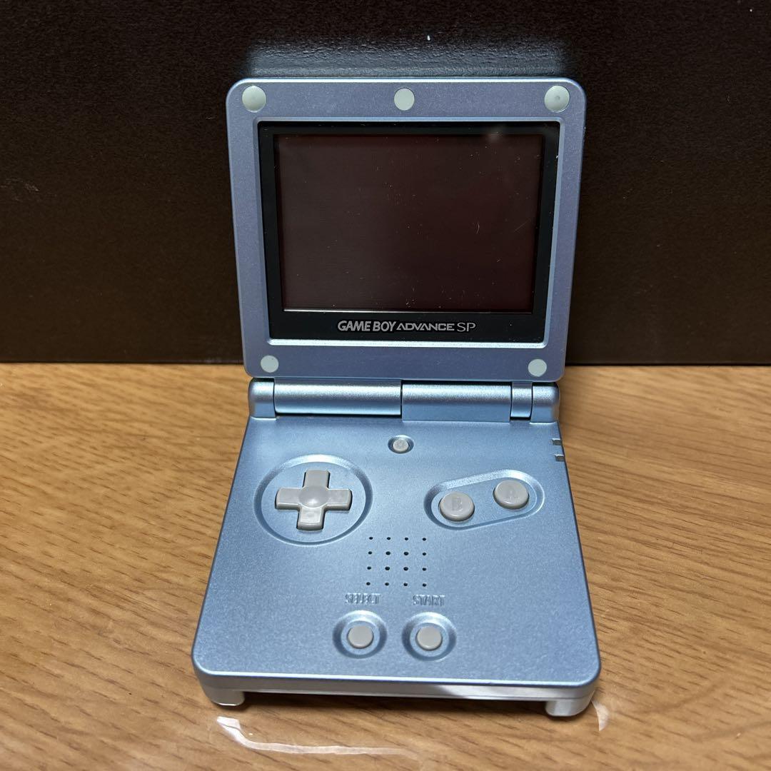【Action Confirmed】Game Boy Advance SP Pearl Blue Console