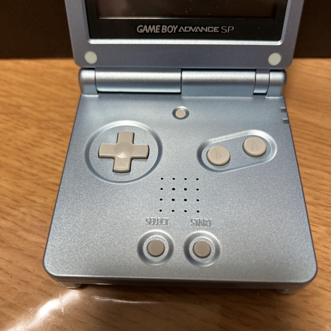 【Action Confirmed】Game Boy Advance SP Pearl Blue Console