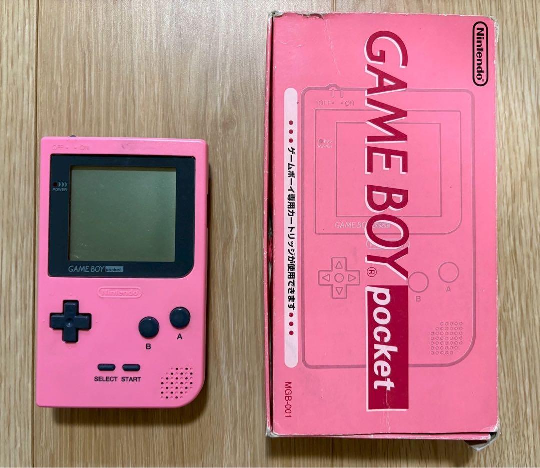 Pink GAME BOY pocket MGB-001 with Box